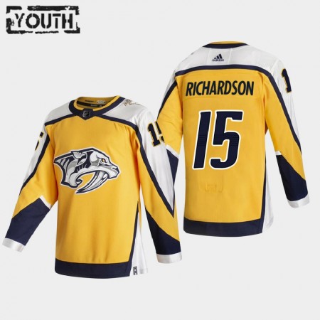 Kinder Eishockey Nashville Predators Trikot Brad Richardson 15 2020-21 Reverse Retro Authentic